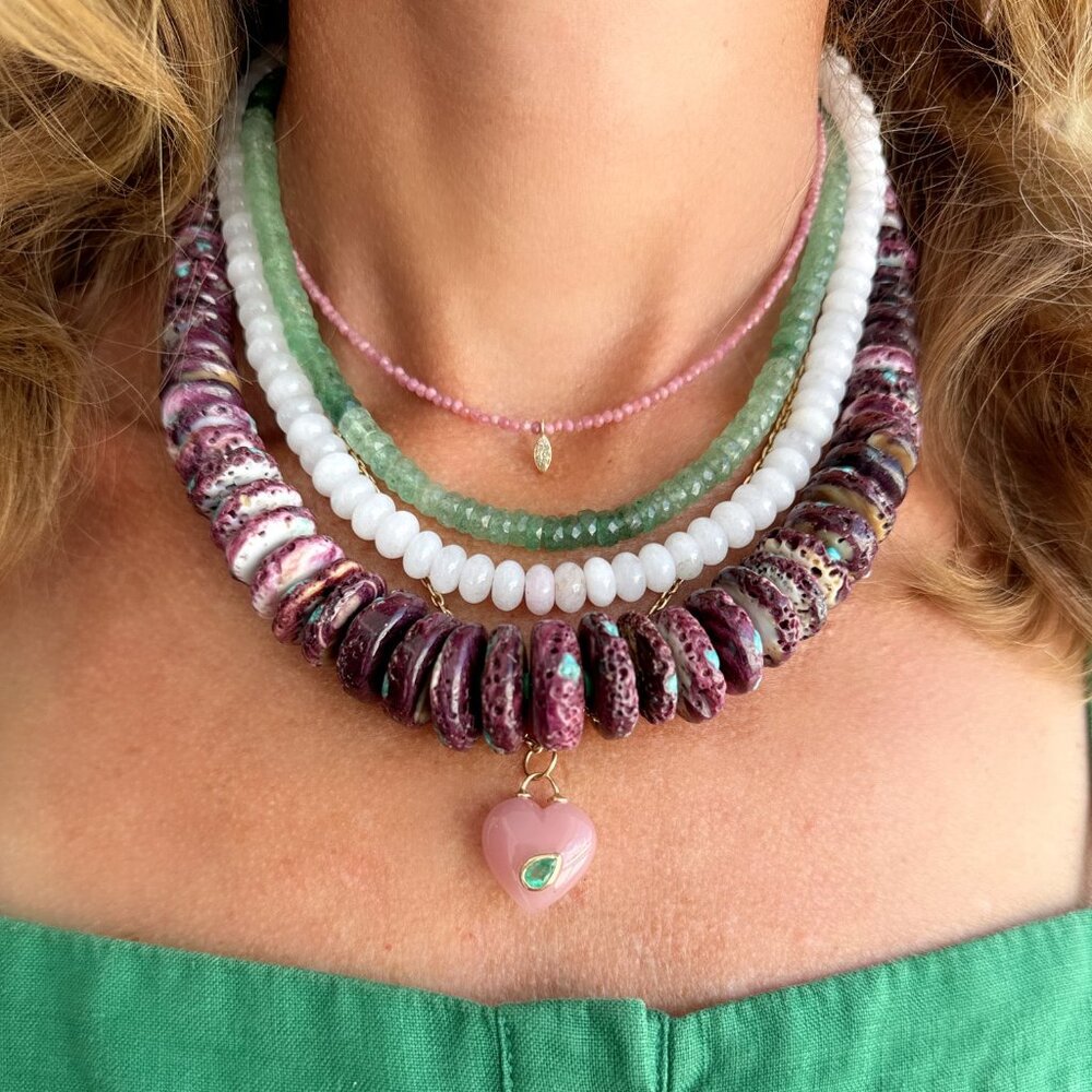 Theodosia green necklace